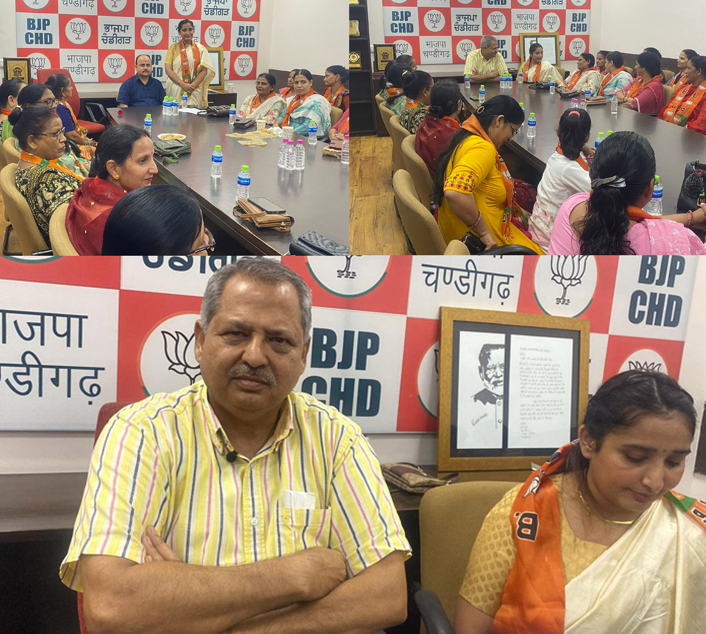 More than 30 women joined BJP in the presence of BJP state president Jatinder Pal Malhotra.